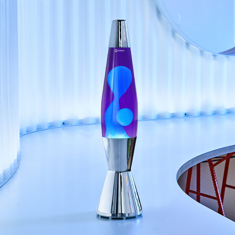 Astro Baby Lavalampa Silver Violet/Turquoise