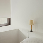 Básica Mínima Bordslampa Stitched Beige Parchment/Bronze Básica Mínima Bordslampa Stitched Beige Parchment/Bronze