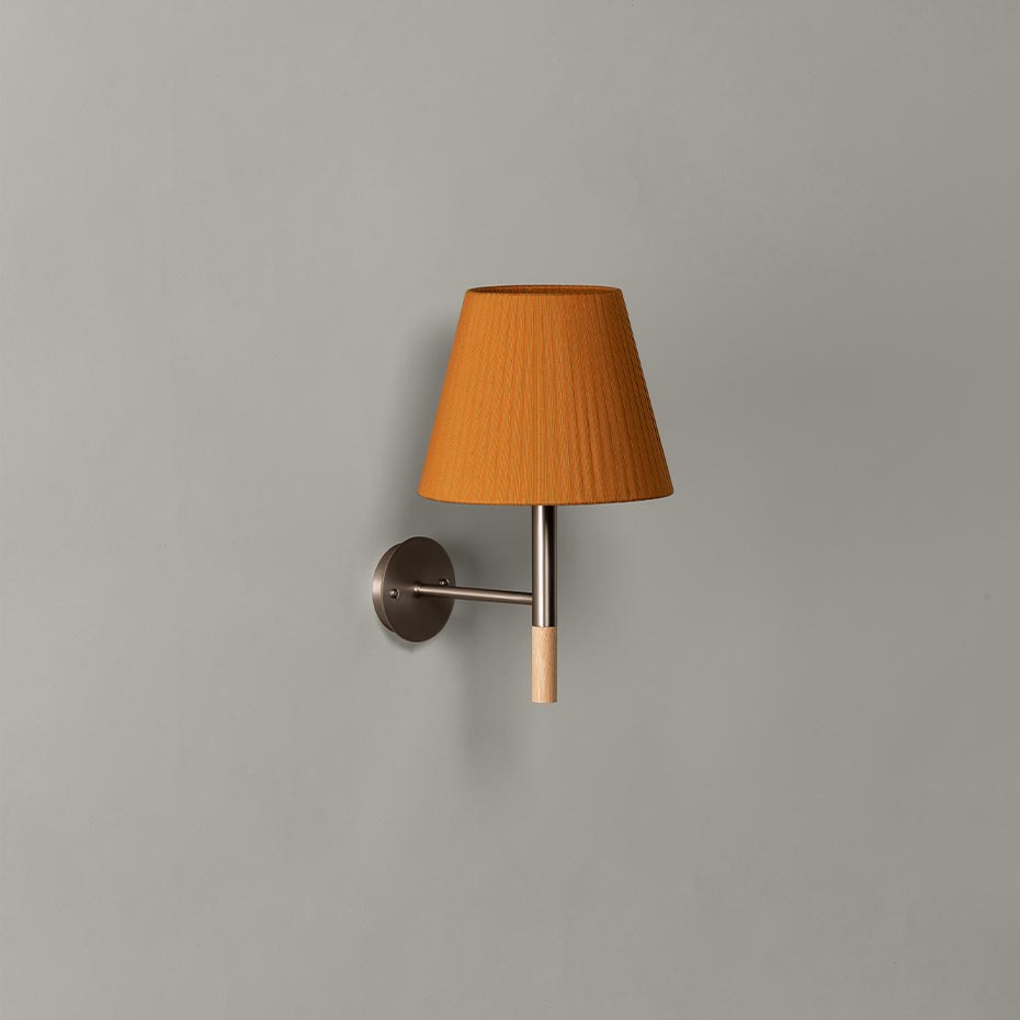 BC2 Vägglampa Mustard Raw Color Ribbon