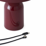 Bell Portable LED V2 Bordslampa Burgundy Bell Portable LED V2 Bordslampa Burgundy