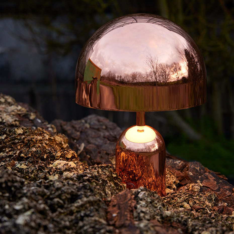 Bell Portable LED V2 Bordslampa Copper