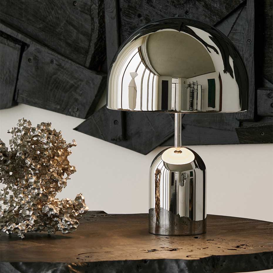 Bell LED Bordslampa Silver