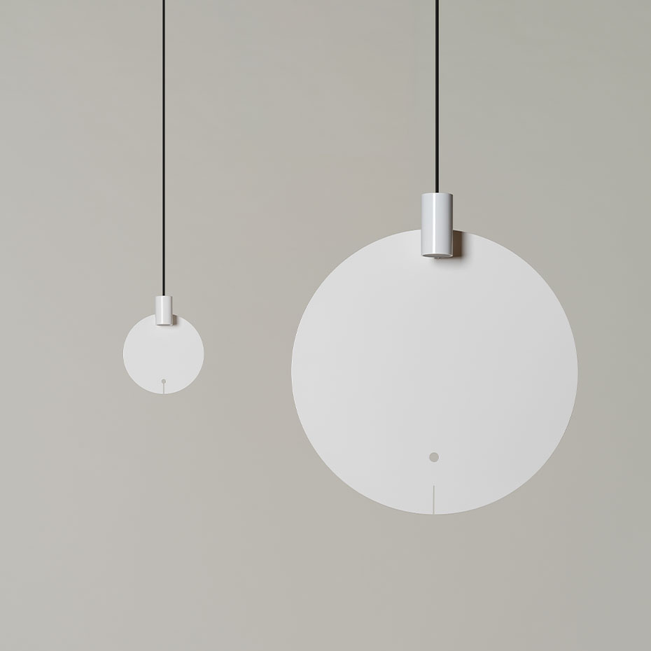 Bijou Pendel Small Glossy White