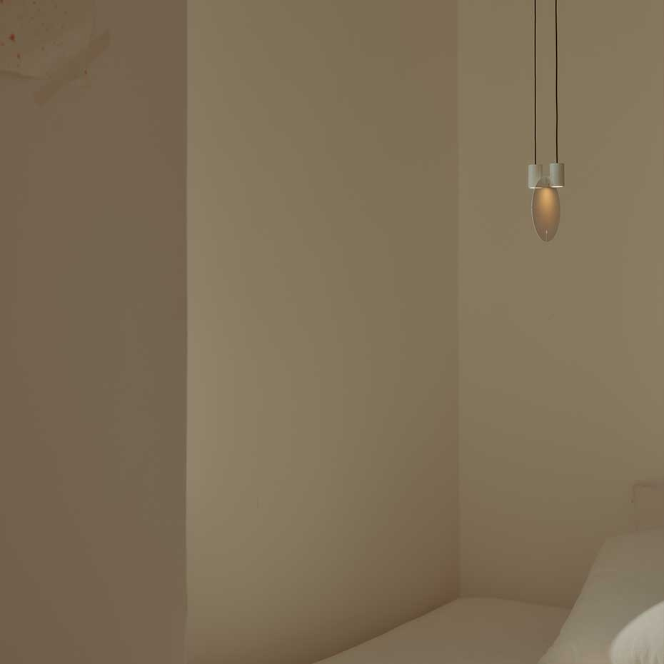 Bijou Pendel Small Glossy White