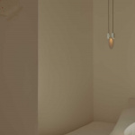 Bijou Pendel Small Glossy White Bijou Pendel Small Glossy White