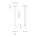 Bijou Pendel Small Glossy Red Bijou Pendel Small Glossy Red