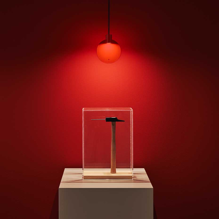 Bijou Pendel Small Glossy Red