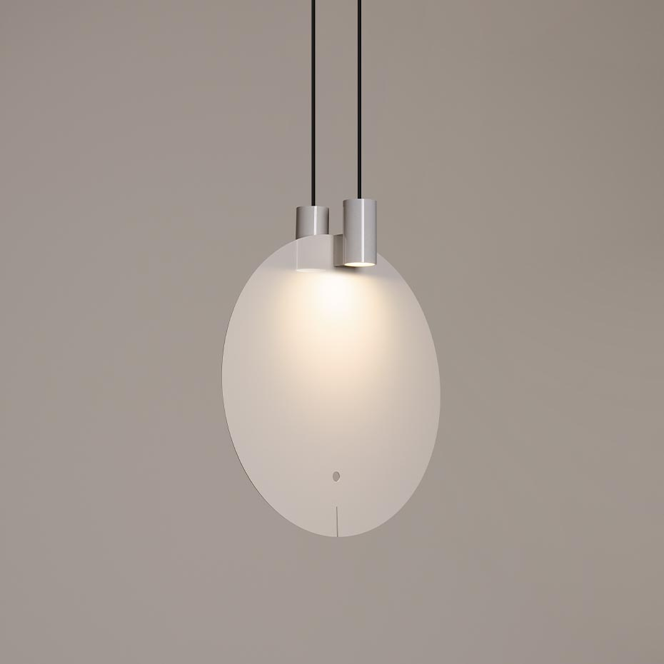 Bijou Pendel Large Glossy White