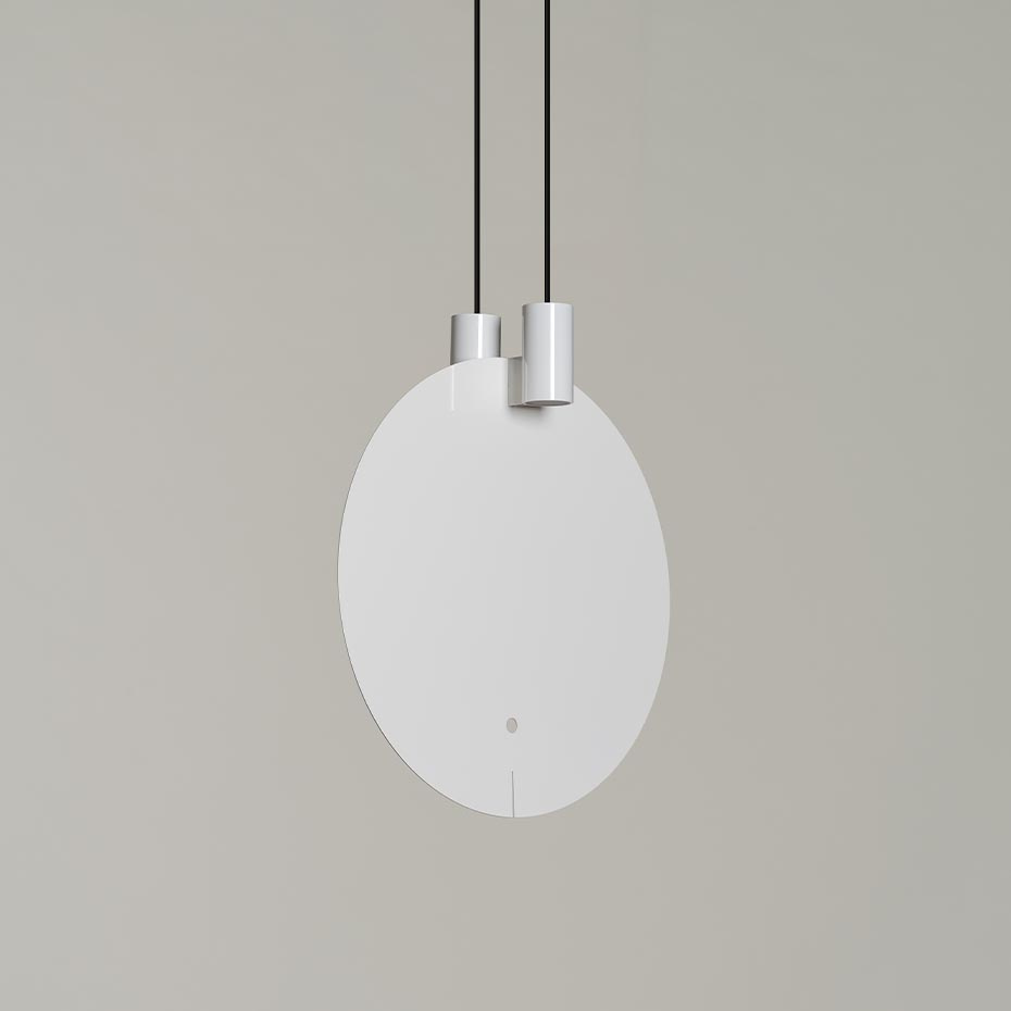 Bijou Pendel Large Glossy White