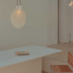 Bijou Pendel Large Glossy White Bijou Pendel Large Glossy White