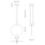 Bijou Pendel Large Glossy Red Bijou Pendel Large Glossy Red