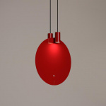 Bijou Pendel Large Glossy Red Bijou Pendel Large Glossy Red