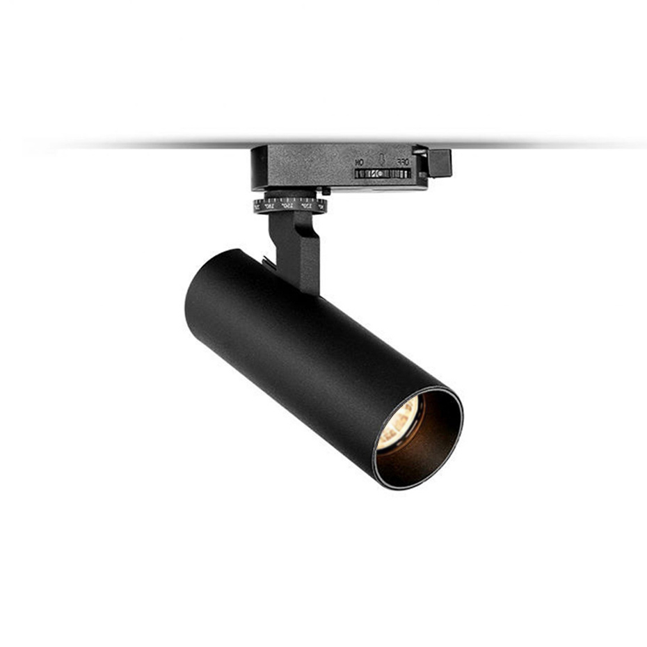 Pipe Spotlight Till Global 1-Fas Skena 36° Svart