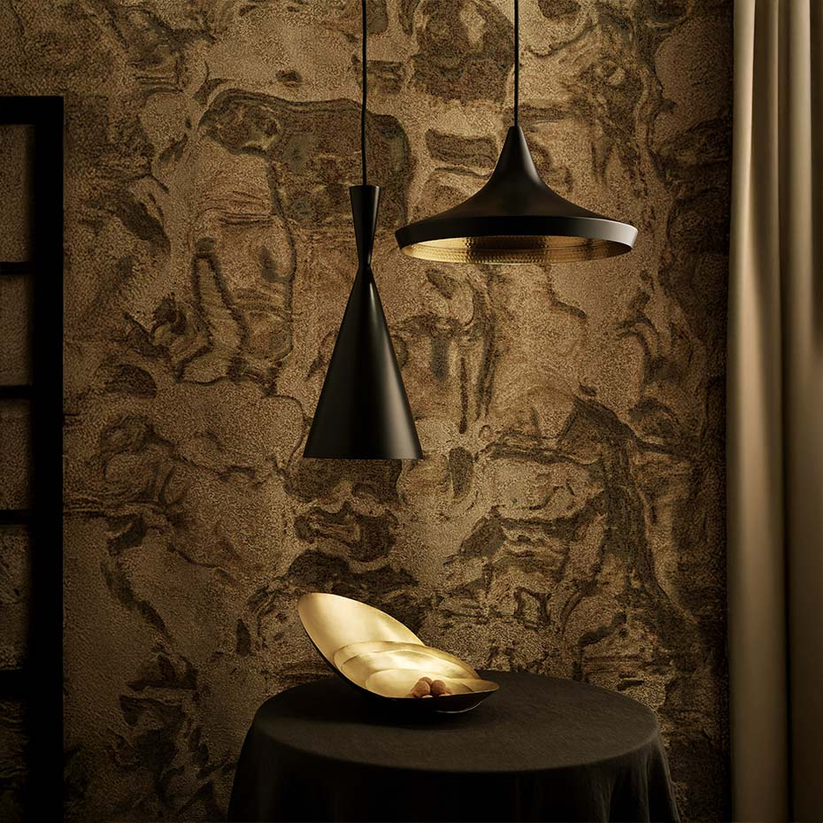 Beat Wide LED Pendel Black