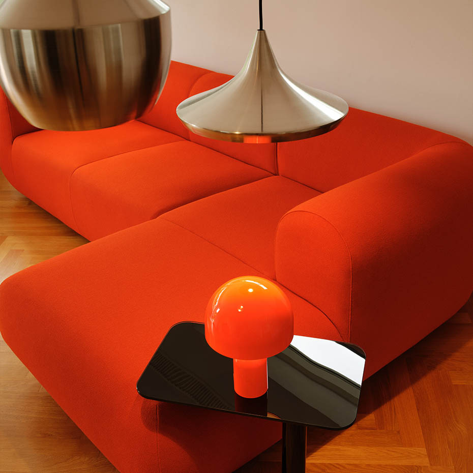 Unbeaten Wide LED Pendel Aluminium