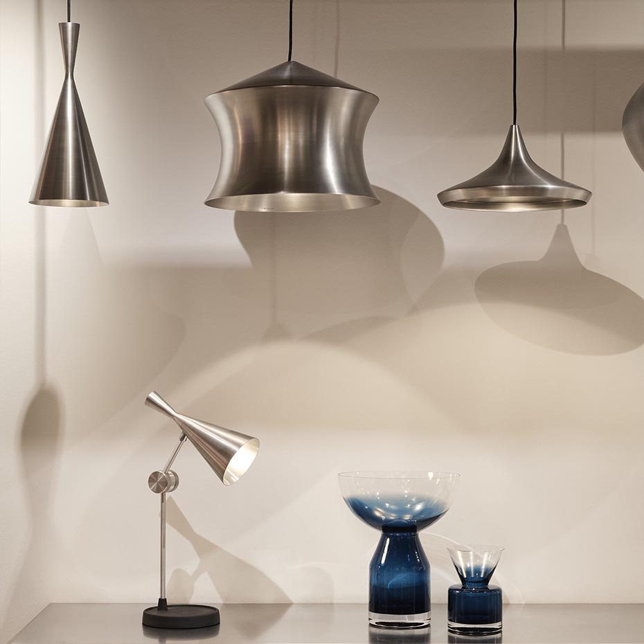 Unbeaten Wide LED Pendel Aluminium