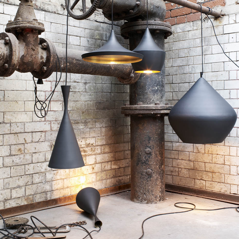 Beat Fat LED Pendel Black