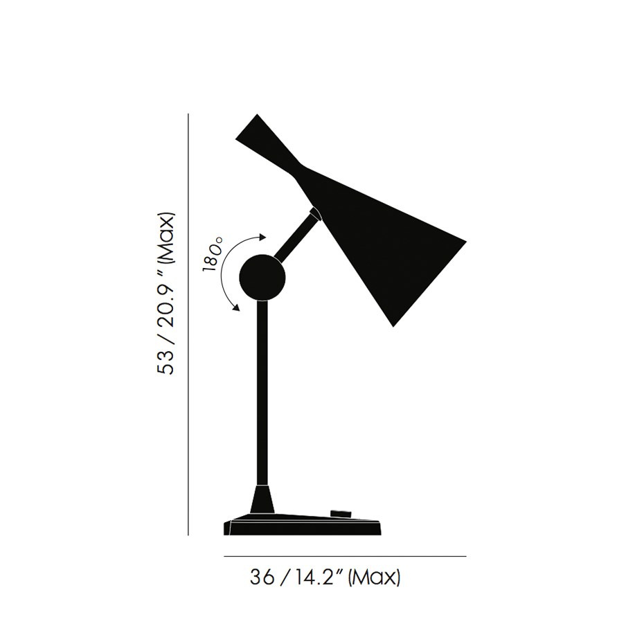 Beat Light Bordslampa Black