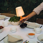 Básica Mínima Batería Bordslampa Natural Ribbon Básica Mínima Batería Bordslampa Natural Ribbon