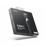 Cable 1 USB-A To Lightning Stockholm Black