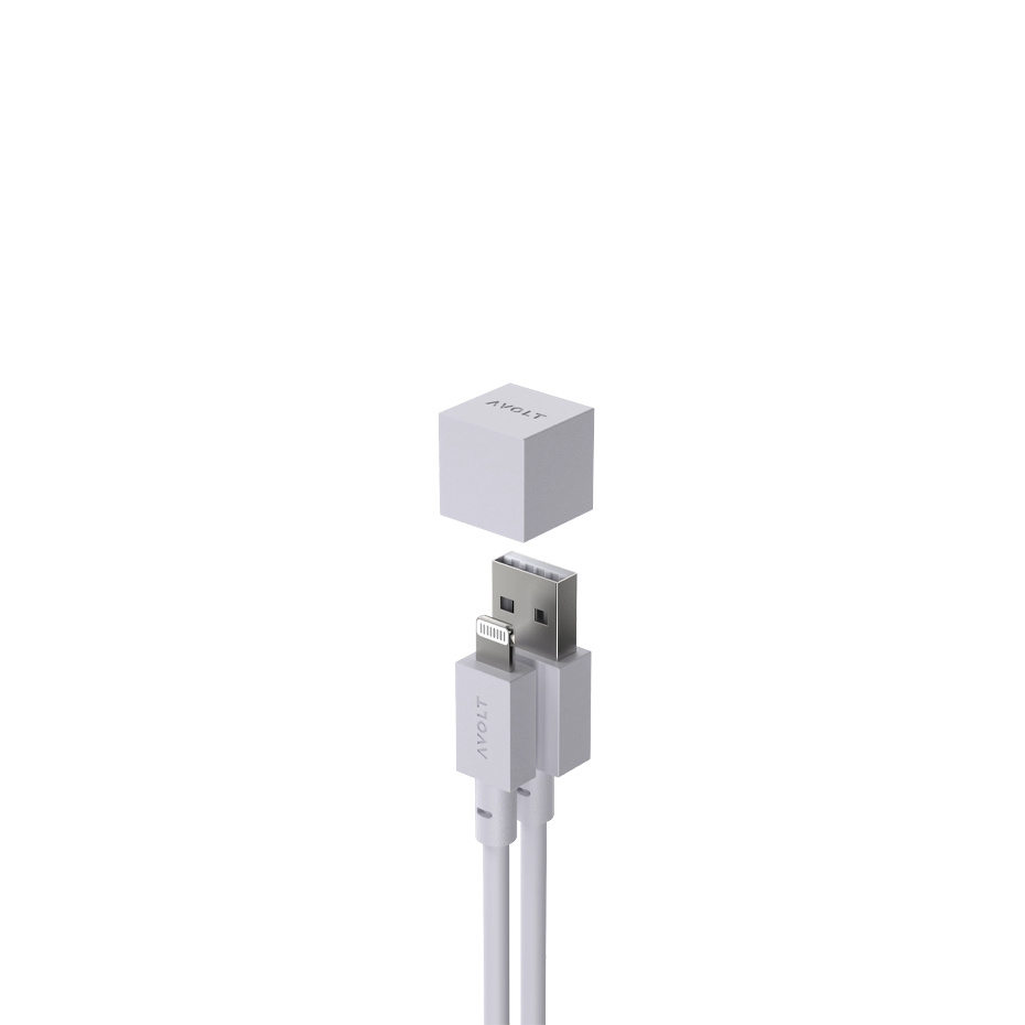 Cable 1 USB-A To Lightning Gotland Grey