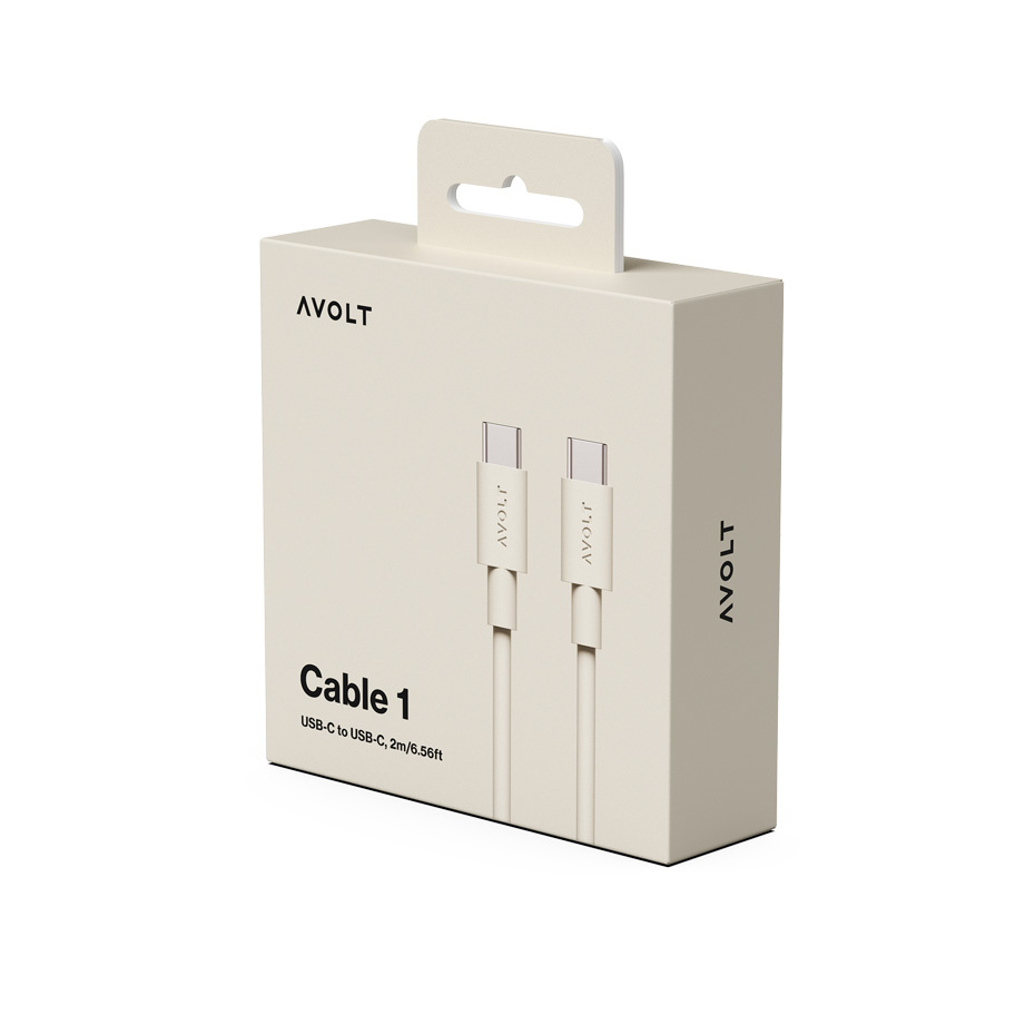 Cable 1 USB-C To USB-C (100W) 2m Nomad Sand