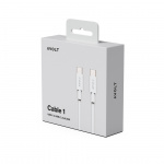 Cable 1 USB-C To USB-C (100W) 2m Gotland Grey Cable 1 USB-C To USB-C (100W) 2m Gotland Grey