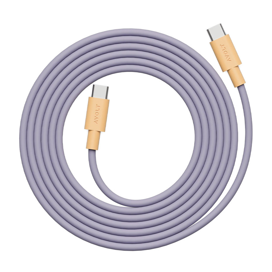 Cable 1 USB-C To USB-C (100W) 2m Bauhaus-Archiv Edition Lavender Glow