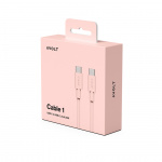 Cable 1 USB-C To USB-C (100W) 2m New Pink Cable 1 USB-C To USB-C (100W) 2m New Pink