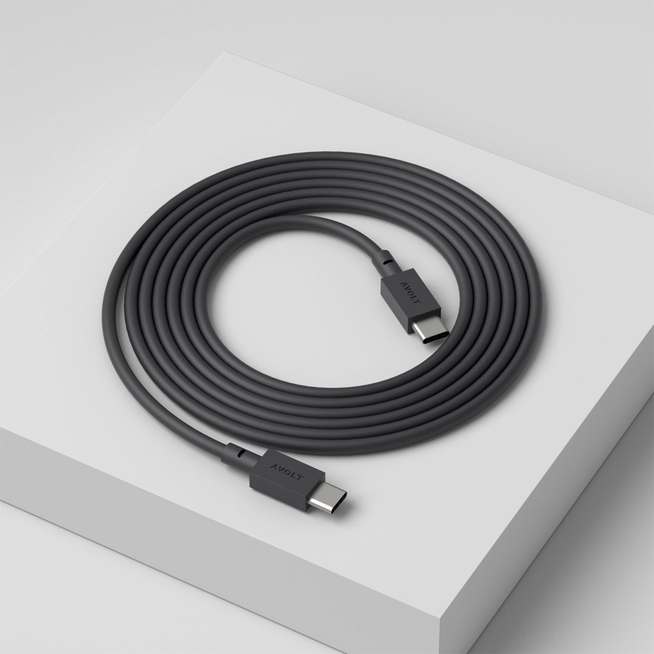 Cable 1 USB-C To USB-C (100W) 2m Stockholm Black