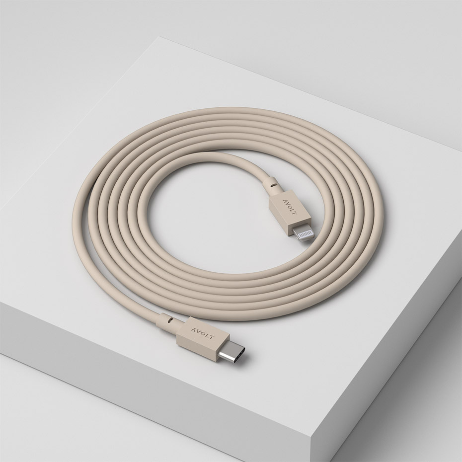 Cable 1 USB-C To Lightning (MFi) 2m Nomad Sand