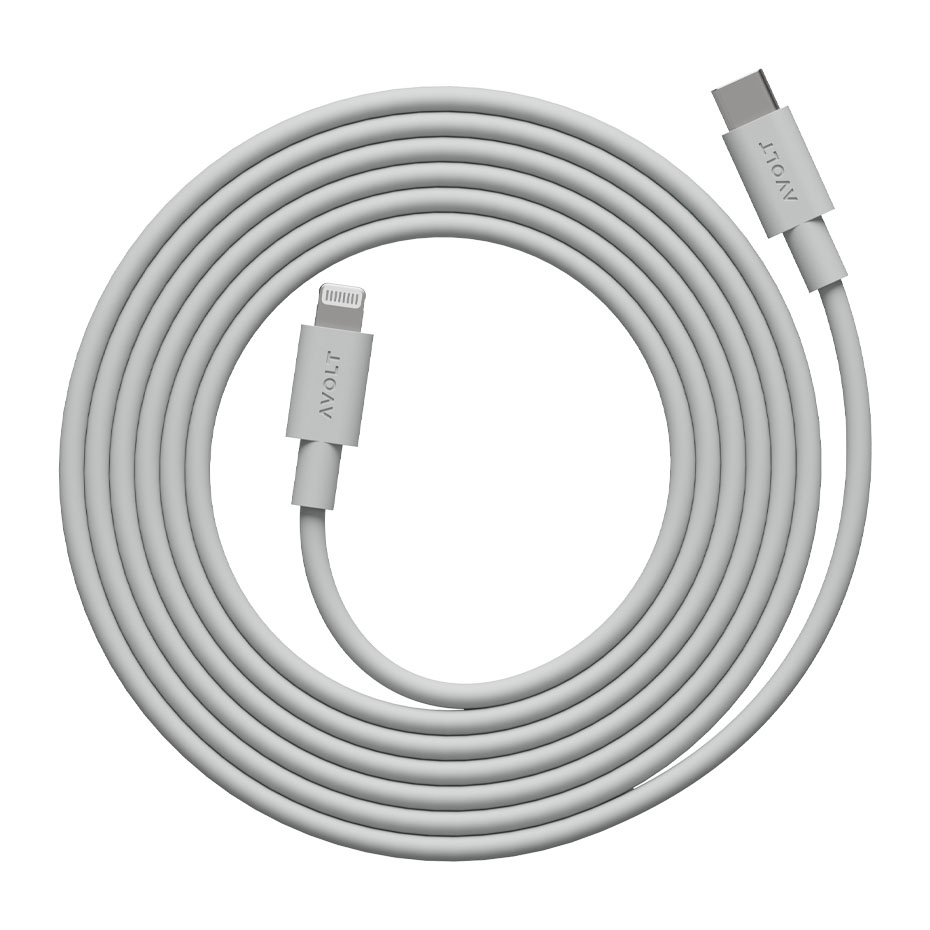 Cable 1 USB-C To Lightning (MFi) 2m Gotland Grey