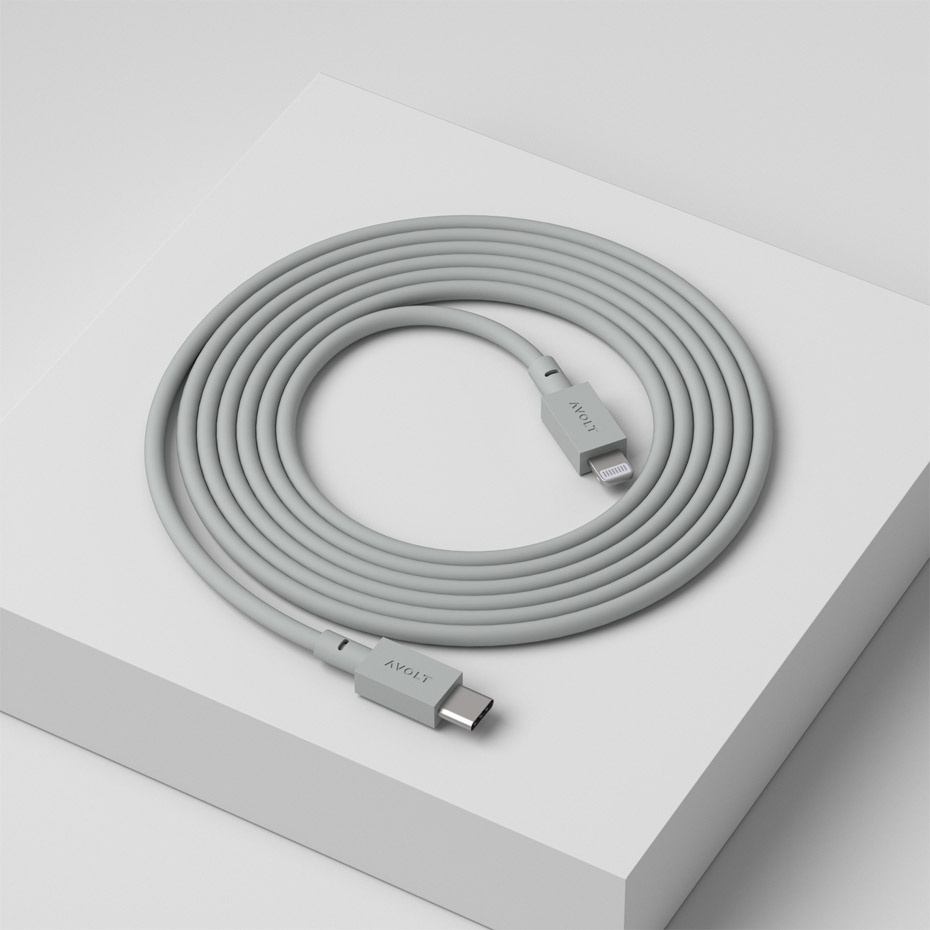 Cable 1 USB-C To Lightning (MFi) 2m Gotland Grey