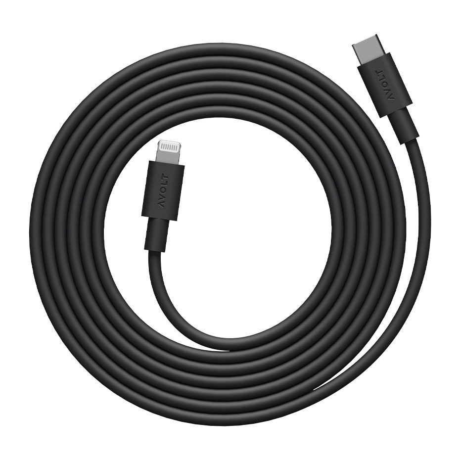 Cable 1 USB-C To Lightning (MFi) 2m Stockholm Black