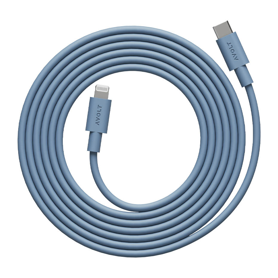 Cable 1 USB-C To Lightning (MFi) 2m Shark Blue
