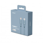 Cable 1 USB-C To Lightning (MFi) 2m Shark Blue Cable 1 USB-C To Lightning (MFi) 2m Shark Blue
