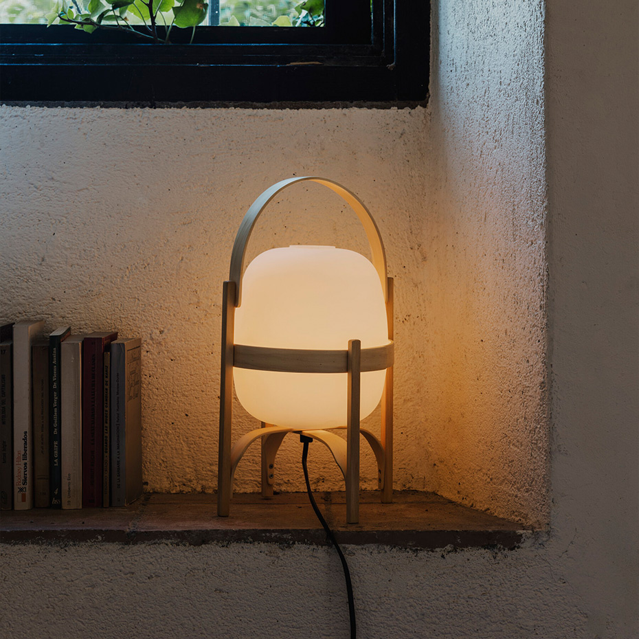 Cestita Bordslampa Opal Polyethylene