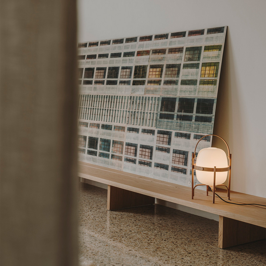 Cestita Bordslampa Opal Glass