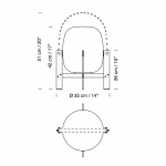 Cesta Metálica Bordslampa Cesta Metálica Bordslampa