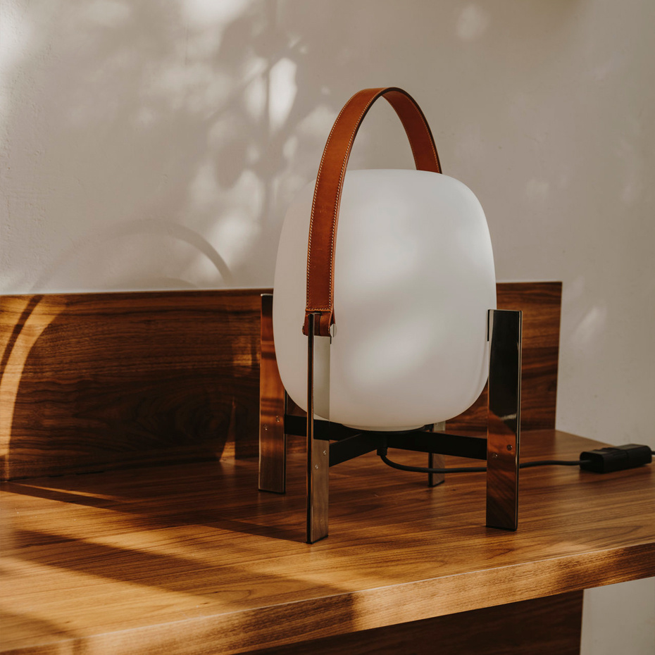 Cesta Metálica Bordslampa