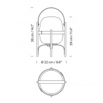 Cestita Alubat Bordslampa Black Cestita Alubat Bordslampa Black
