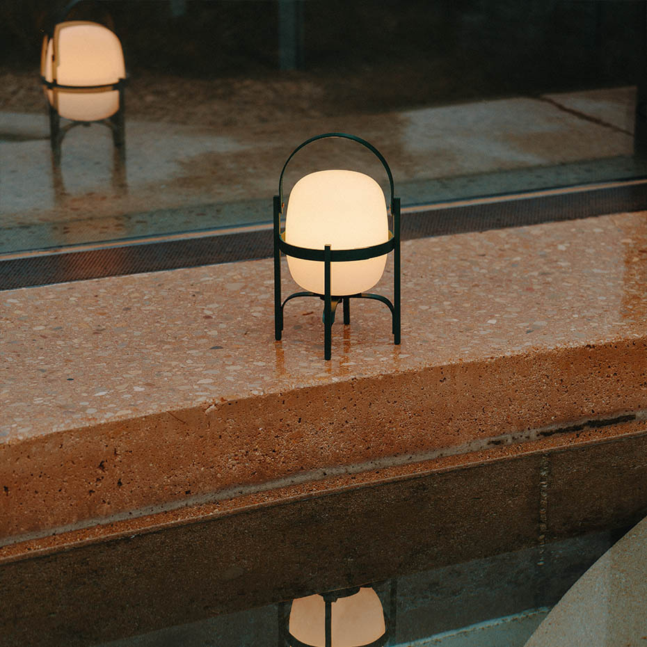 Cestita Alubat Bordslampa English Green