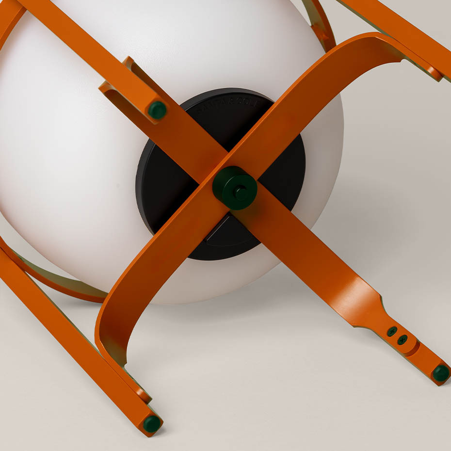 Cestita Alubat Bordslampa Reddish Orange