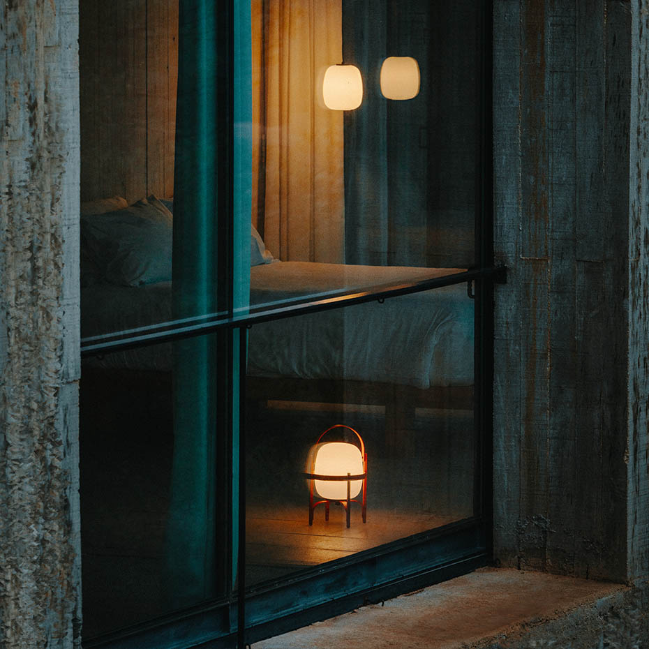 Cestita Alubat Bordslampa Reddish Orange