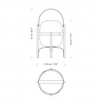 Cesta Exterior Bordslampa English Green Cesta Exterior Bordslampa English Green