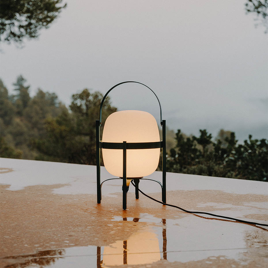 Cesta Exterior Bordslampa English Green