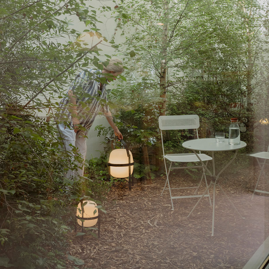 Cesta Exterior Bordslampa English Green