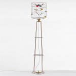 Fågellampa Lampadaire Volière Golvlampa Fågellampa Lampadaire Volière Golvlampa