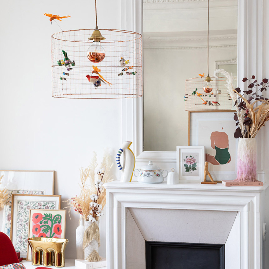 Fågellampa Petite Volière Pendel