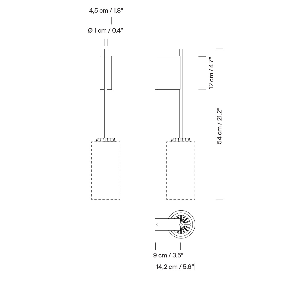 Cirio Vägglampa White Porcelain